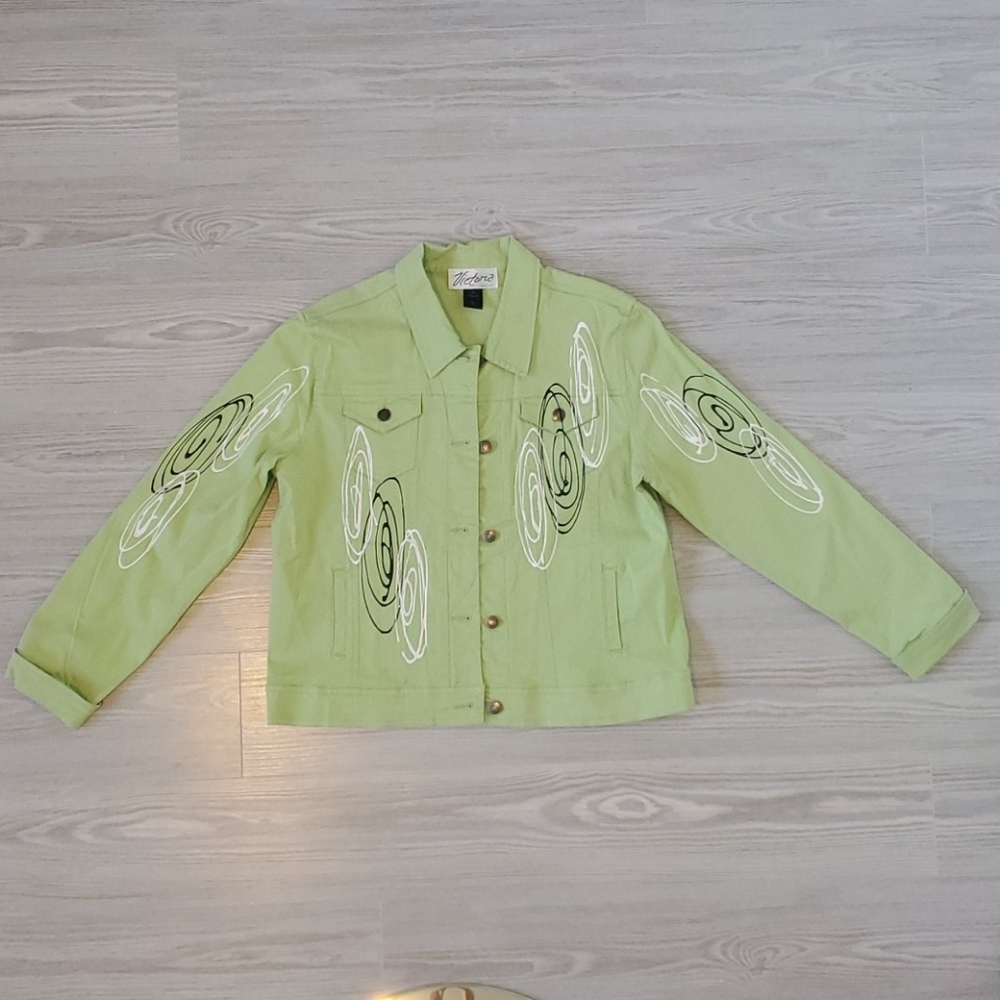Women's Green Jacket. Large.